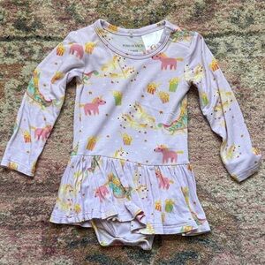 Posh peanut glitterville skirted onesie